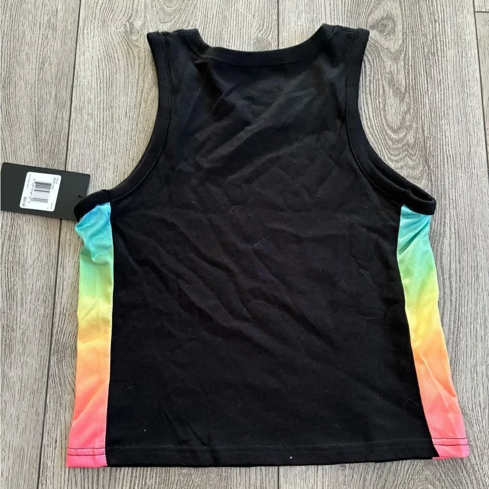 Converse girls tank top with multicolored sides
